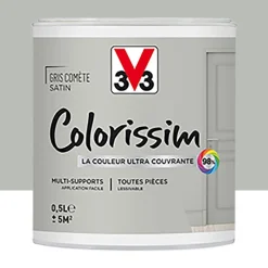 Peinture Multi-supports V33 Colorissim Satin Gris comète