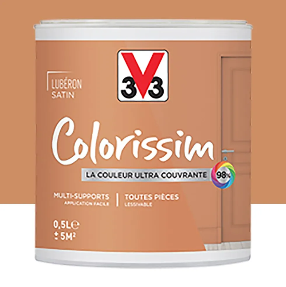 Peinture Multi-supports V33 Colorissim Satin Luberon