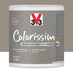 Peinture Multi-supports V33 Colorissim Mat Taupe