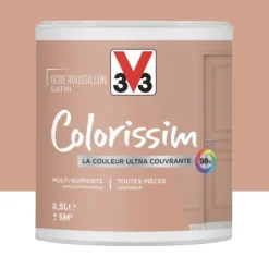 Peinture Multi-supports V33 Colorissim Satin Ocre Roussillon