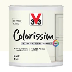 Peinture Multi-supports V33 Colorissim Satin Meringue