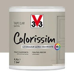 Peinture Multi-supports V33 Colorissim Satin Taupe clair