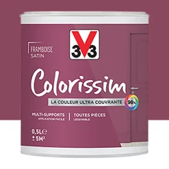 Peinture Multi-supports V33 Colorissim Satin Framboise