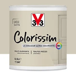 Peinture Multi-supports V33 Colorissim Satin Grège