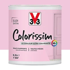 Peinture Multi-supports V33 Colorissim Satin Blush