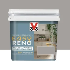 Peinture Multi-Supports V33 Easy Réno Gris lune