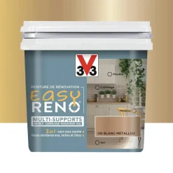 Peinture Multi-Supports V33 Easy Réno Or blanc