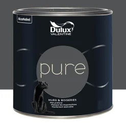 Peinture murs & boiseries Dulux Valentine Pure Gris