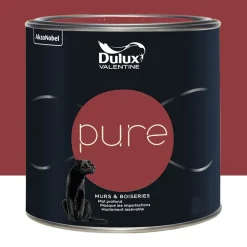 Peinture murs & boiseries Dulux Valentine Pure Rouge
