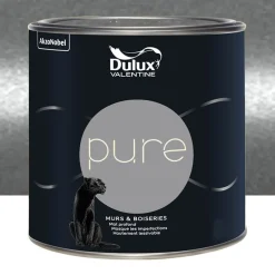 Peinture murs & boiseries Dulux Valentine Pure Argent