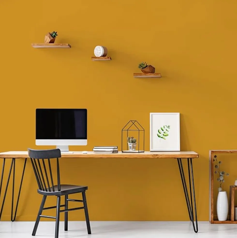 Peinture Murs, Boiseries, Radiateurs RIPOLIN Velours Jaune ambré