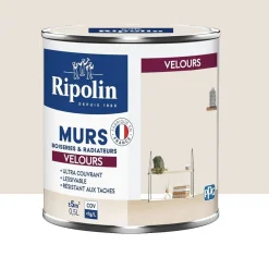 Peinture Murs, Boiseries, Radiateurs RIPOLIN Velours Rose germaudrée