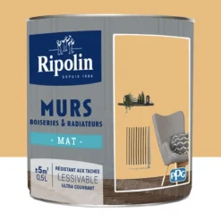 Peinture Murs, Boiseries, Radiateurs RIPOLIN Mat Ocre Guadeloupe
