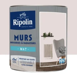 Peinture Murs, Boiseries, Radiateurs RIPOLIN Mat Rose zouk