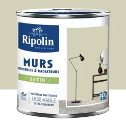 Peinture Murs, Boiseries, Radiateurs RIPOLIN Satin Vert laurier