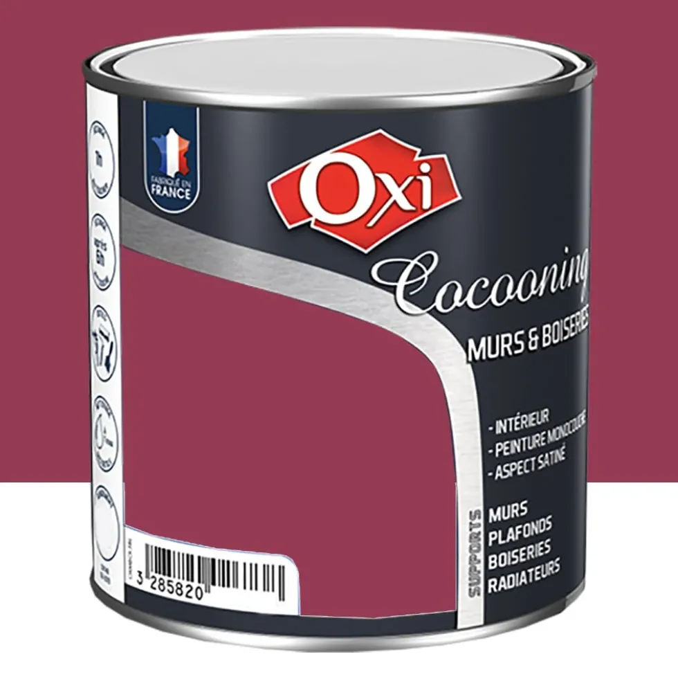 Peinture Murs et Boiseries OXI Cocooning Crème de cassis