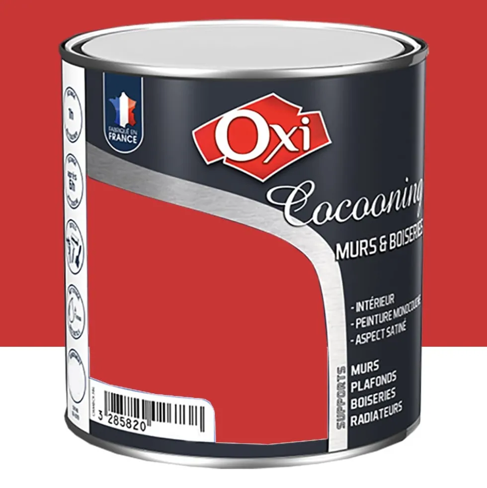 Peinture Murs et Boiseries OXI Cocooning Fraise