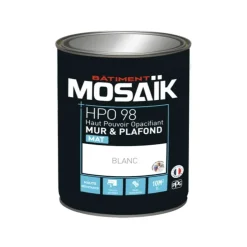 Peinture Murs & Plafonds MOSAÏK HPO 98 Blanc mat