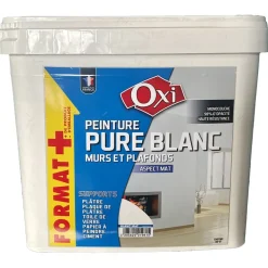 Peinture Murs & Plafonds OXI Pure Blanc Mat