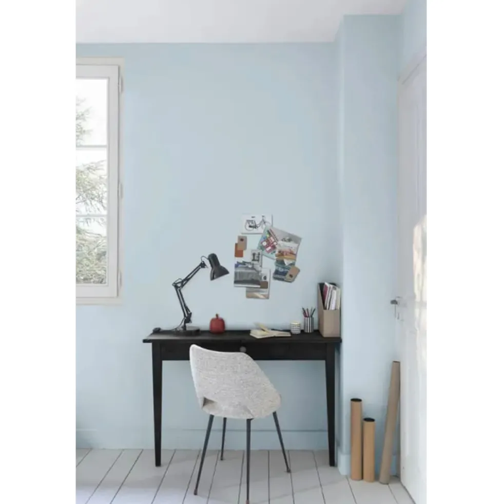 Peinture murs & plafonds V33 Coup d'éclat Bleu matin