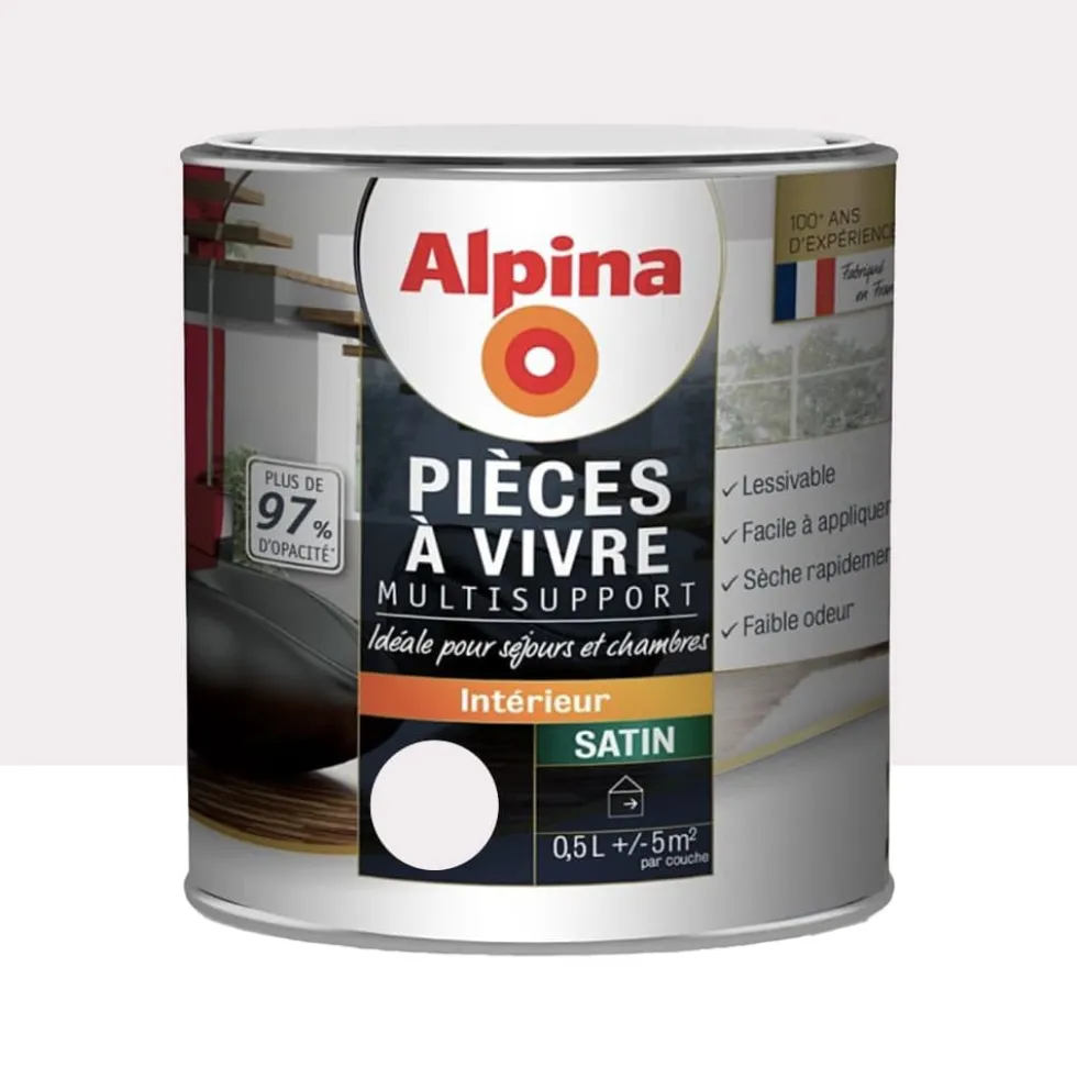 Peinture Pièces à Vivre Alpina Rose des sables