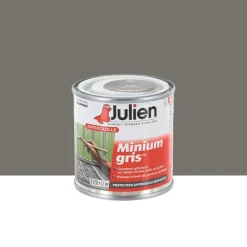 Peinture protection antirouille Minium Julien Gris Mat