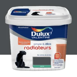 Peinture Radiateurs Dulux Valentine Simple & Déco Poivre