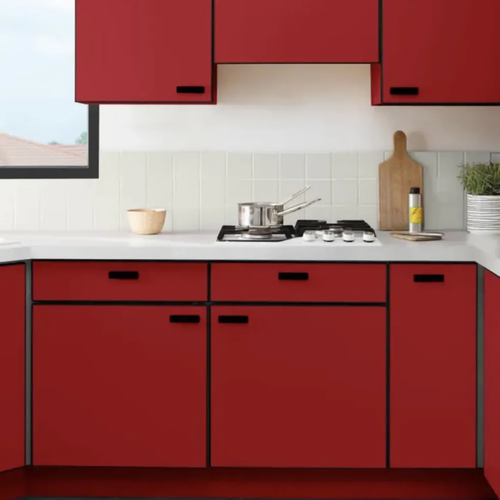 Peinture Rénovation Perfection Cuisine V33 Rouge Exquis
