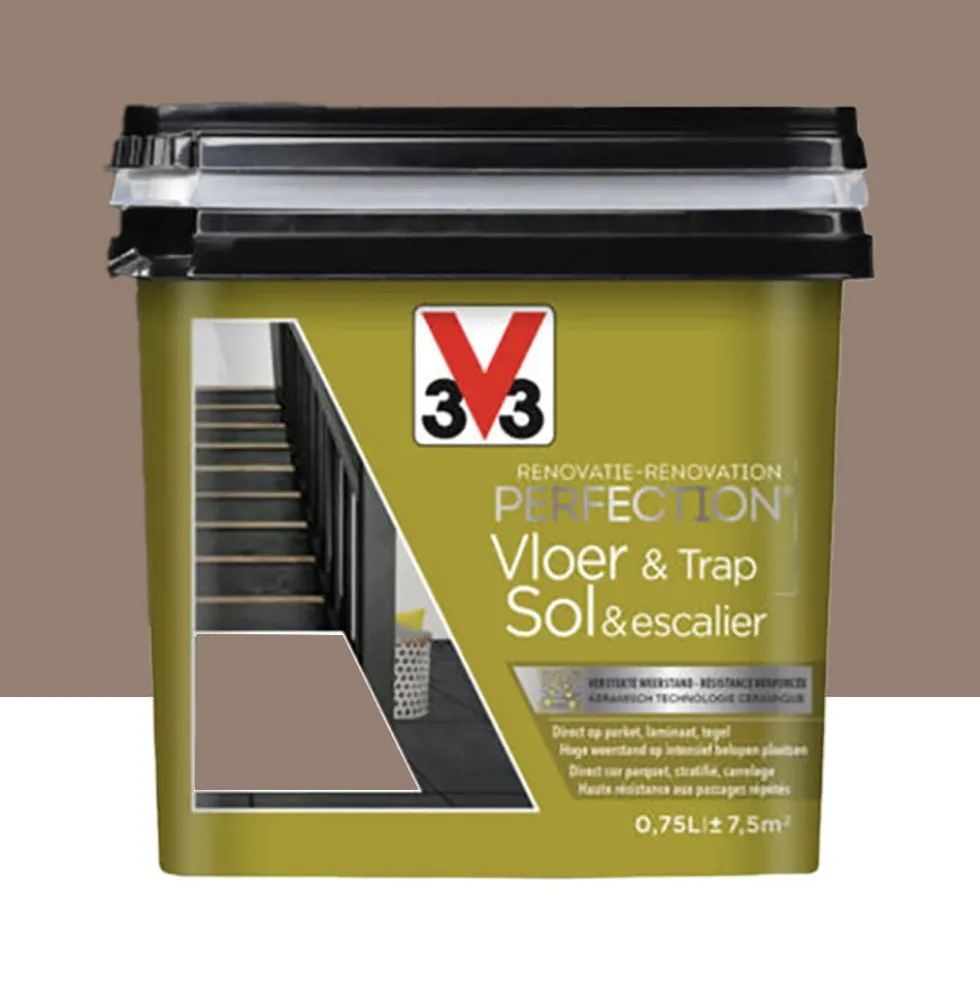 Peinture Rénovation Perfection Sol & Escalier V33 Taupe