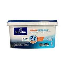 Peinture Rénov Express' RIPOLIN (Grands chantiers) Blanc Mat