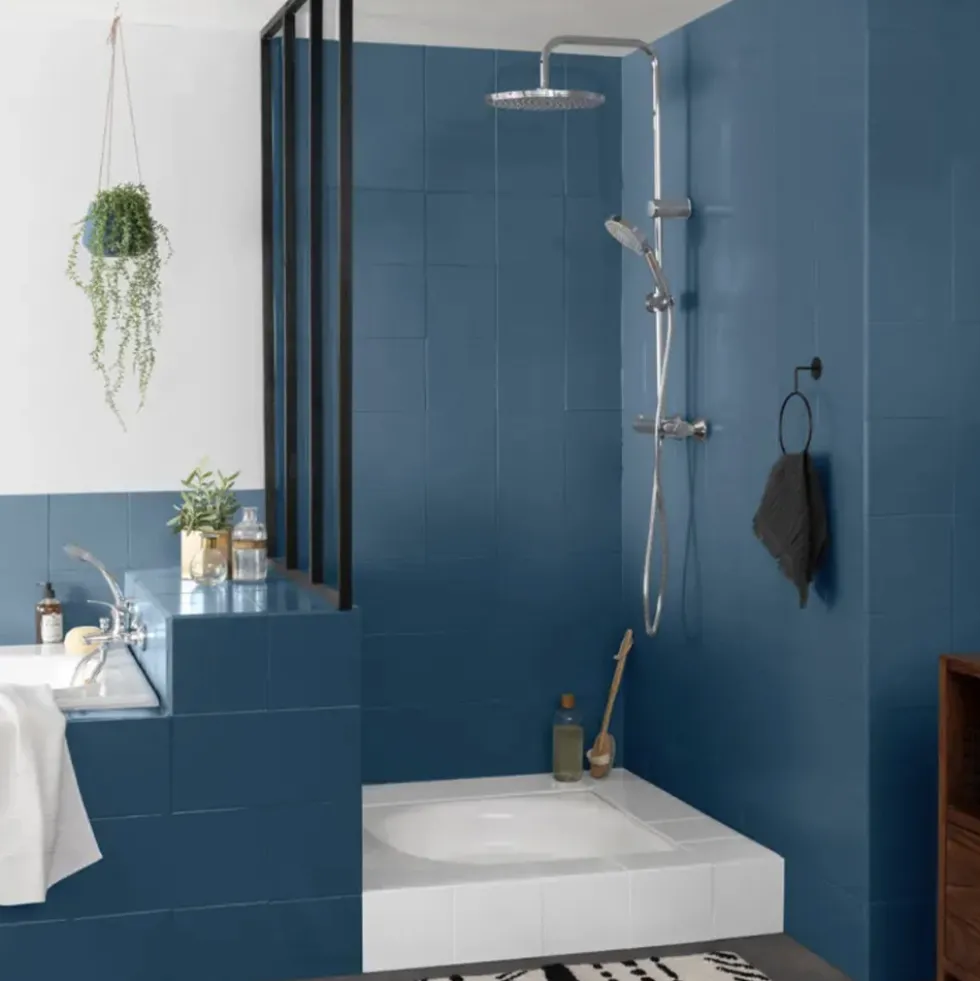 Peinture Salle de Bain V33 Rénovation Perfection Bleu profond