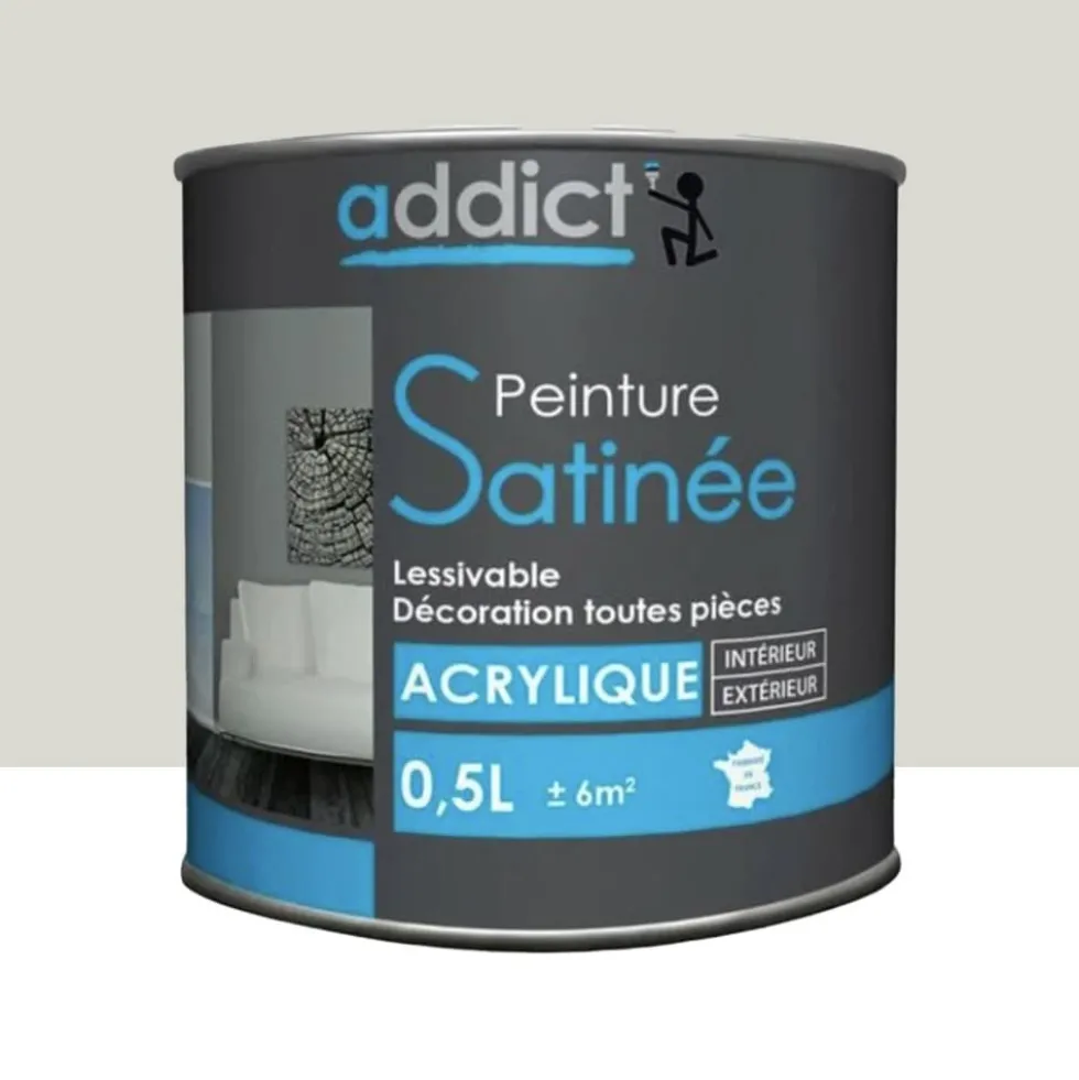 Peinture Satinée addict Cendre
