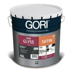 Peinture satinée Blanc GORI GLYSS 15L