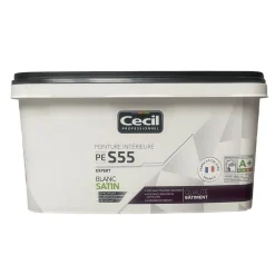 Peinture satinée CÉCIL PE S55 Blanc