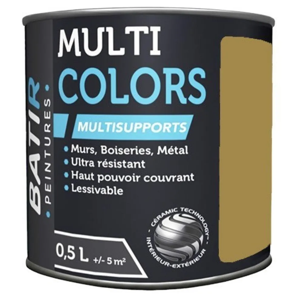 Peintures BÂTIR Multi Colors Mat Poudré Brun tourmaline