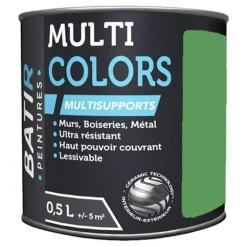 Peintures BÂTIR Multi Colors Mat Poudré Vert oasis