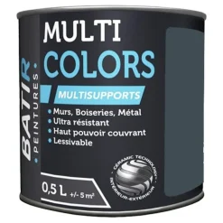 Peintures BÂTIR Multi Colors Mat Poudré Bleu nuit