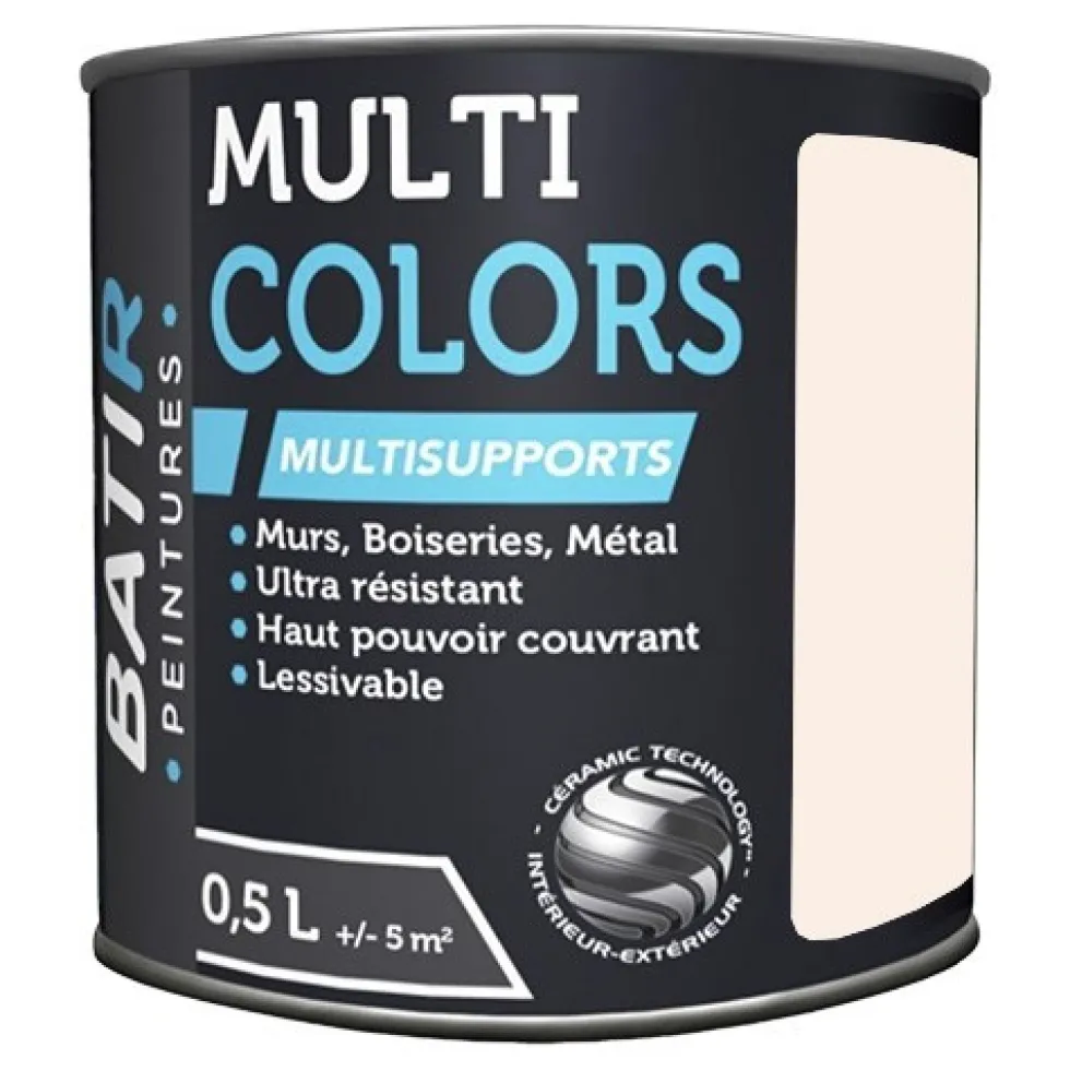 Peintures Multi Colors BÂTIR Satin Soyeux Rose lactée