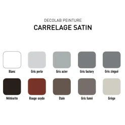 Peinture Sol intérieur Carrelage V33 Déco LAB Météorite