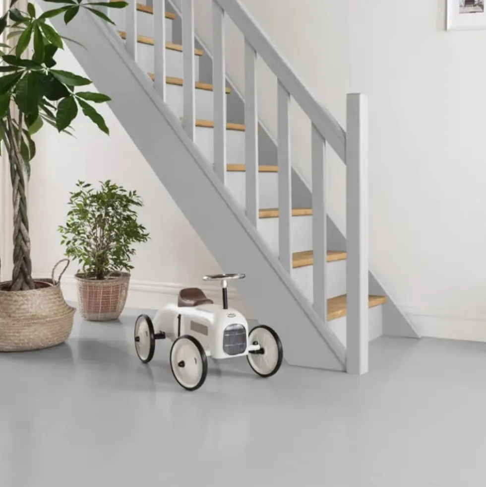 Peinture Sol Parquet Escalier V33 Déco LAB Gris perle