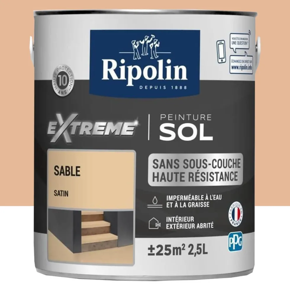 Peinture Sol RIPOLIN Extrême Sable