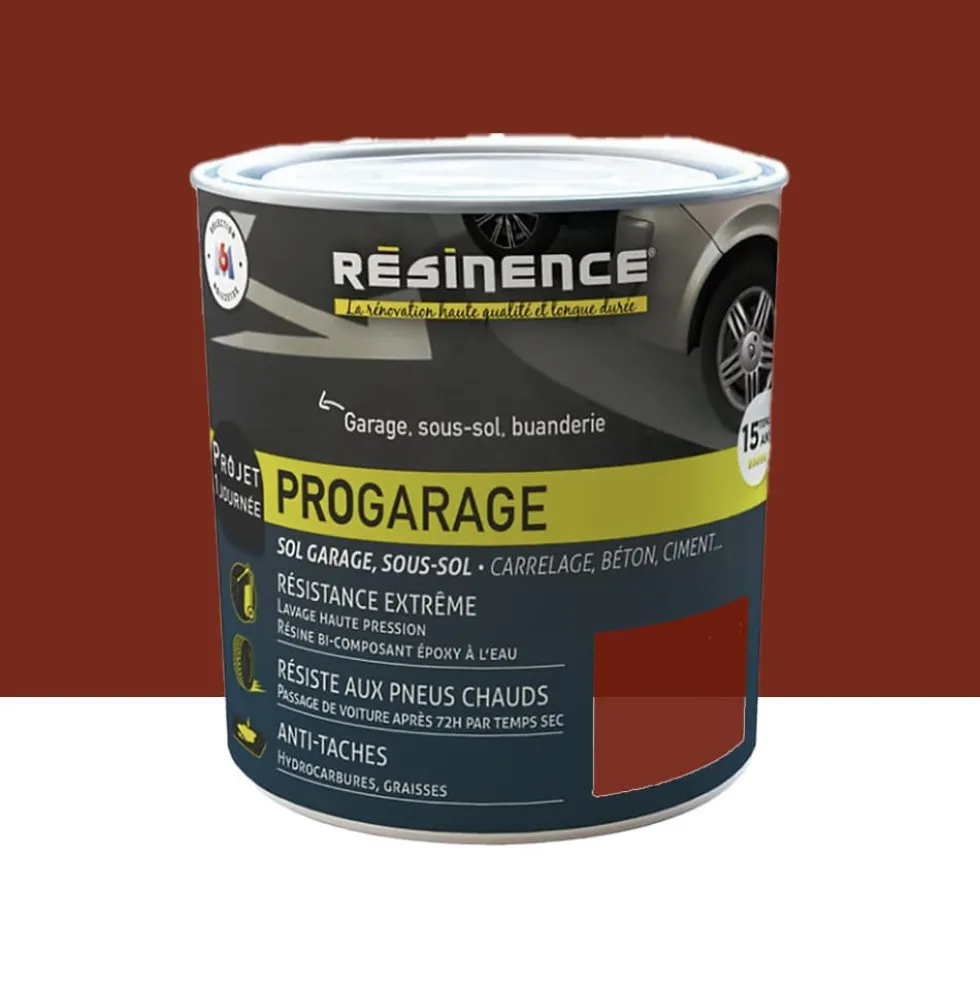 Peinture Sol RÉSINENCE ProGarage Tomette