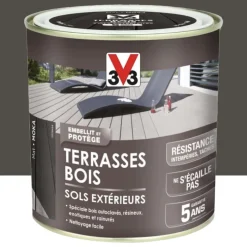 Peinture Sol V33 Terrasses Bois Sols Extérieurs Moka