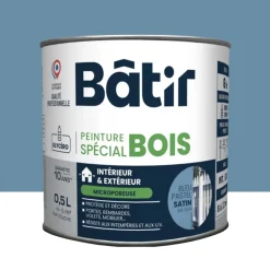 Peinture Spécial Bois BÂTIR Bleu pastel