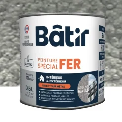 Peinture Spécial Fer BÂTIR Argent M10