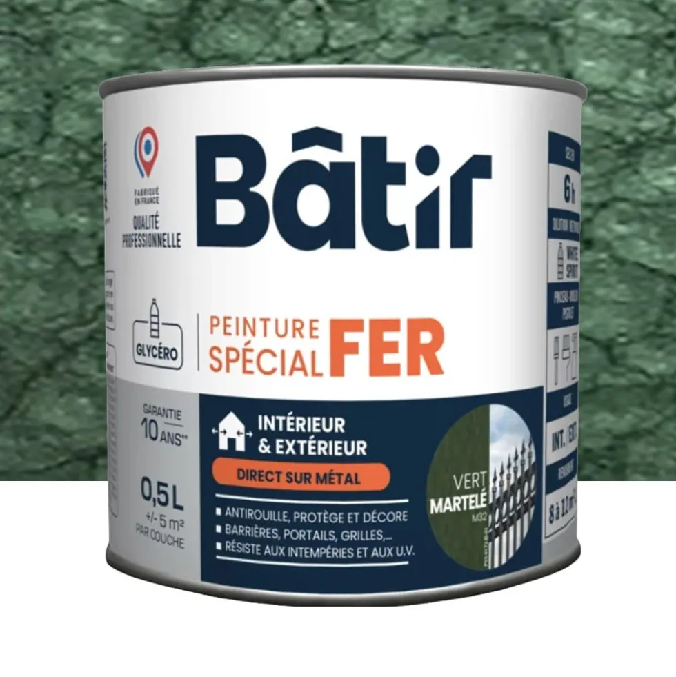 Peinture Spécial Fer BÂTIR Vert M32