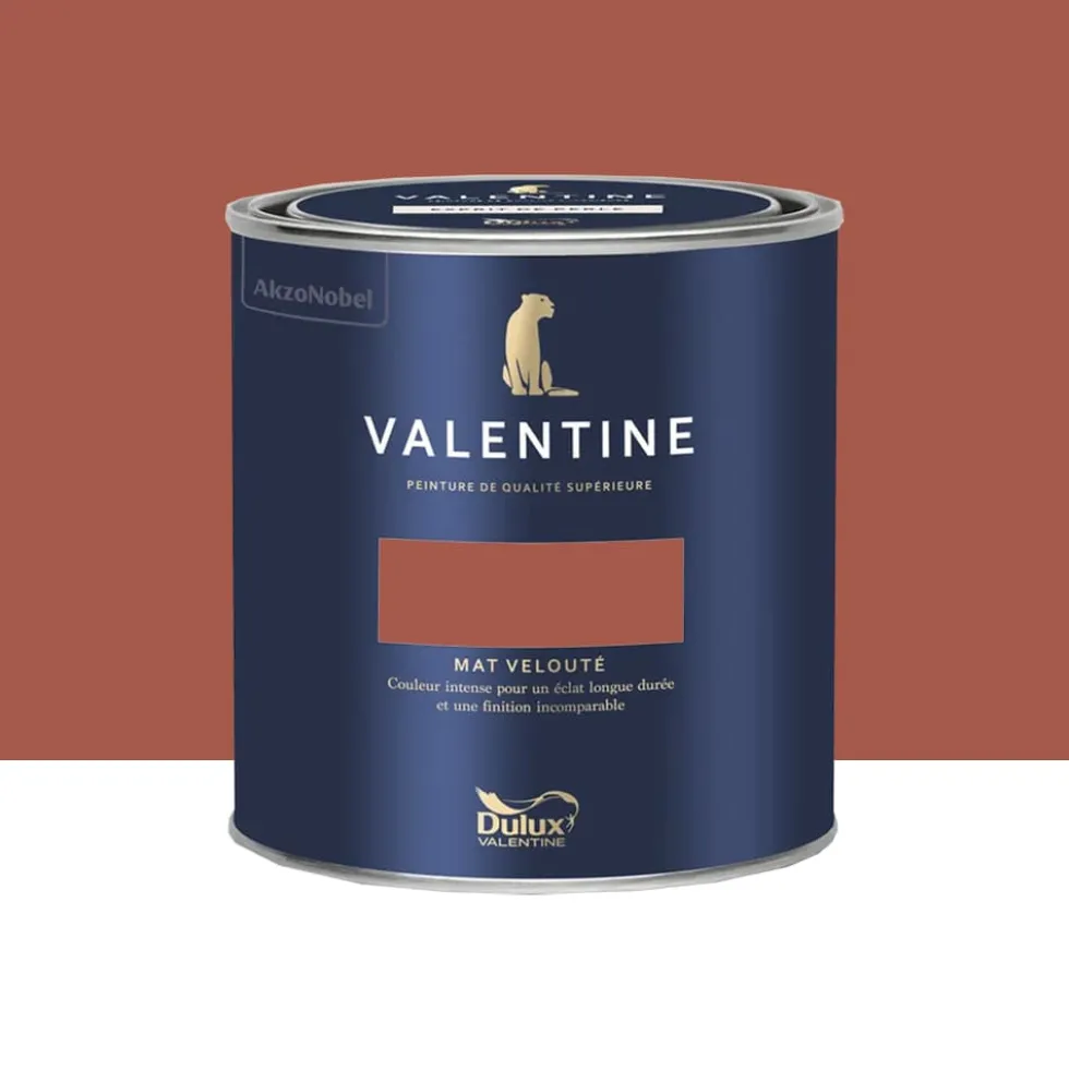 Peinture Valentine Murs et boiseries DULUX VALENTINE Rouge lyrique