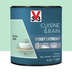 Peinture V33 Cuisine & Bain Resist'Extreme Satin Diabolo