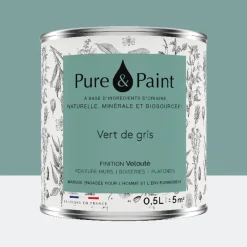 Peinture végétale Pure & Paint Vert de gris