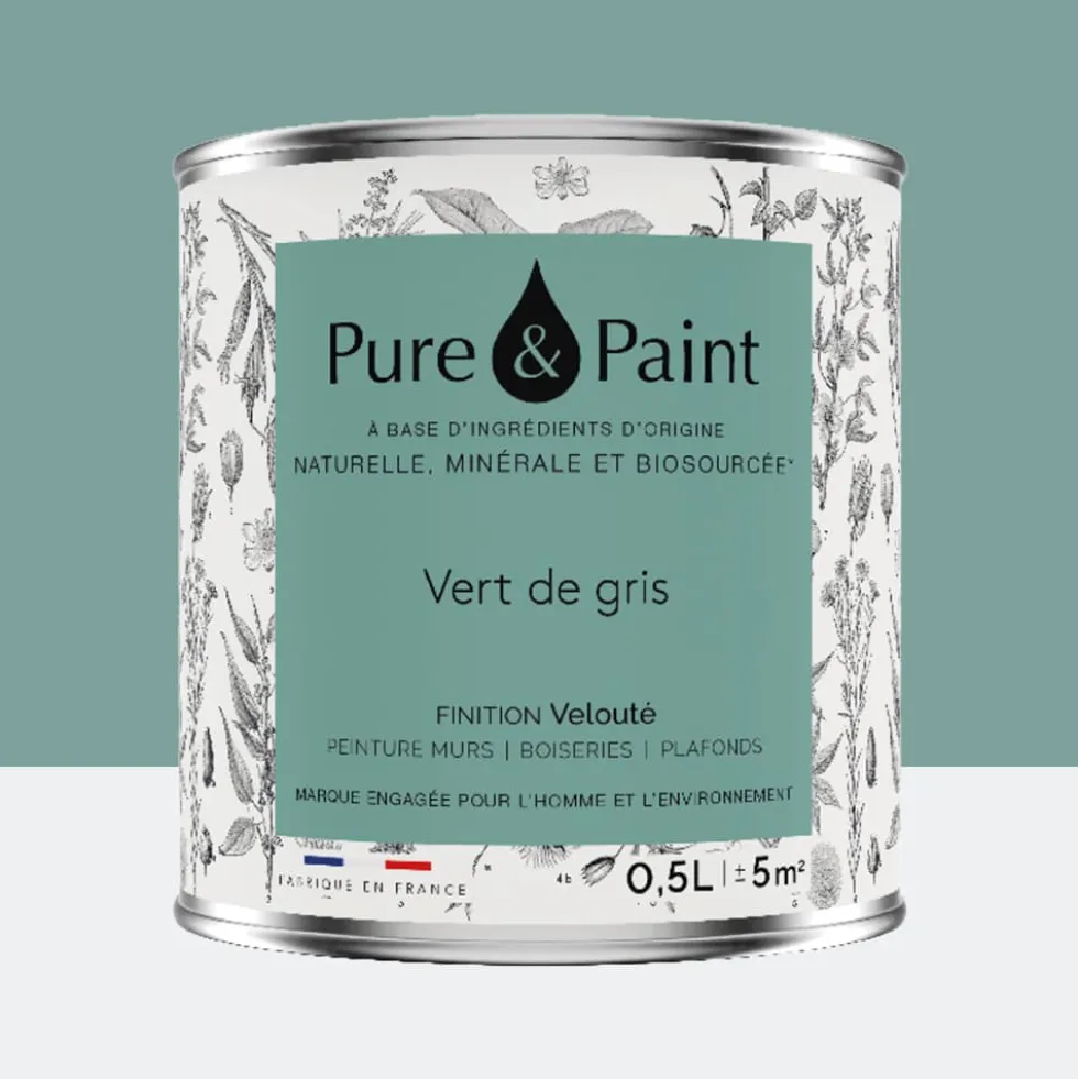 Peinture végétale Pure & Paint Vert de gris